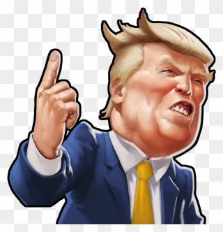 Donald Trump President Of The United States Independent - Donald Trump Caricature Png Clipart