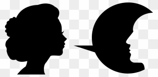 Conversation Clipart Silhouette - Silhouette Royalty Free - Png Download