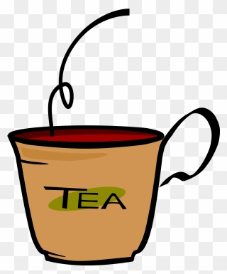 Vector Illustration Of Bent Handle Cup Of Tea - Mug Of Tea Clipart - Png Download