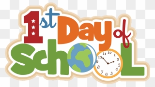 School Clipart Clipart First Day School - 1st Day Of School 2019 - Png Download