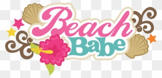 Beach Babe Clipart - Png Download