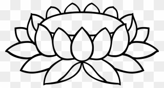 Png Clipart Lotus Png Black And White Transparent Png
