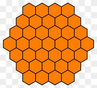 Clipart Honeycomb Outline - Png Download