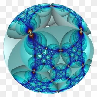 Hyperbolic Honeycomb 4 3 I Poincare - Fractal Art Clipart
