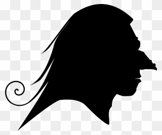 Wicked Behavior Clipart Picture Royalty Free Library - Female Side Profile Silhouette - Png Download