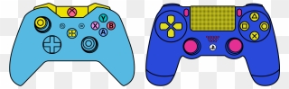 Video Game Clipart Ps4 Remote - Clip Art Games Ps4 Controller - Png Download