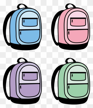 Book Bag Clipart Free Svg Bookbag Clipart - Backpacks Clipart - Png Download