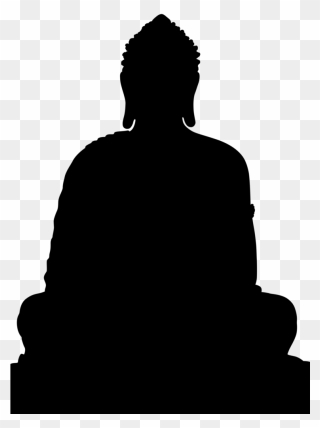 Vector Graphics Illustration Silhouette Image Buddhism - Transparent Buddha Silhouette Png Clipart
