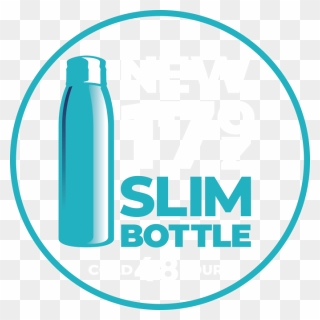 New 17oz Slim Bottle - Water Bottle Clipart