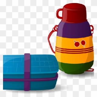 Free Hatenylo Com Lunch - Bottle And Lunch Box Clipart - Png Download