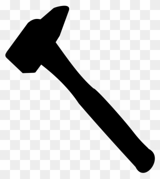 Blacksmith Sledgehammer Anvil Clip Art - Sledge Hammer Clipart - Png Download