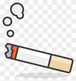 Cigarette Emoji Clipart - Cigarette Icon - Png Download