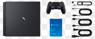 Ps4 Pro Png - Playstation 4 Pro 1tb Console Clipart