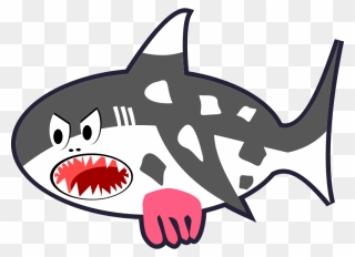 Bustle - Cartoon Shark Clipart