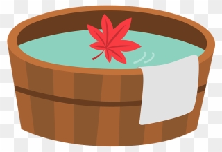 Bath Bucket Maple Leaf Clipart - 桶 フリー 素材 - Png Download