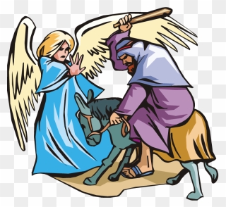 Balaam And The Donkey Clipart