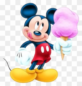 #mickeymouse #disney #mickey #cottoncandy #amusementpark - Mickey Mouse With Ice Cream Clipart