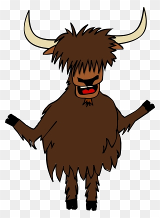 Yak Clipart Animated - Yak Clip Art - Png Download