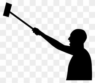 Selfie Clipart Black And White - Selfie Stick Clipart - Png Download