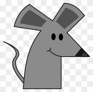 Mice, Rat, Gray, Cute, Mammal, Animal, Rodent, Smile - Cartoon Rat Transparent Background Clipart