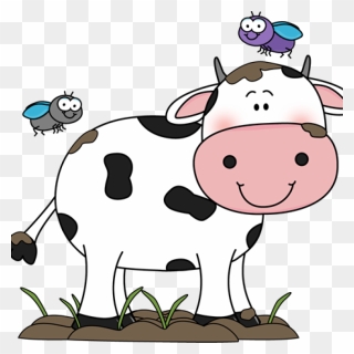 Clip Art Holstein Friesian Cattle Dairy Cattle Image - Cow Farm Animals Clipart - Png Download