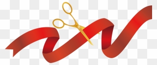 Ribbon With Scissors Png Clipart