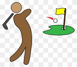 Clip Art Golf Football Putter Vector Graphics - Png Download