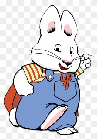 Max Bunny Wearing Cape - Max And Ruby Png Clipart