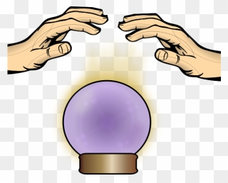 Crystal Ball With Hands Clipart