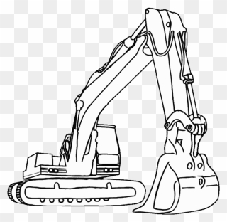 Construction Trucks To Color Png Download Construction - Construction Coloring Pages Clipart