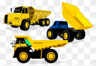 Dump Truck Euclidean Vector - Vector Dump Truck Png Clipart