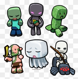 Cute Minecraft Drawings Clipart