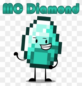 Minecraft Clipart Daimond - Minecraft Diamond - Png Download