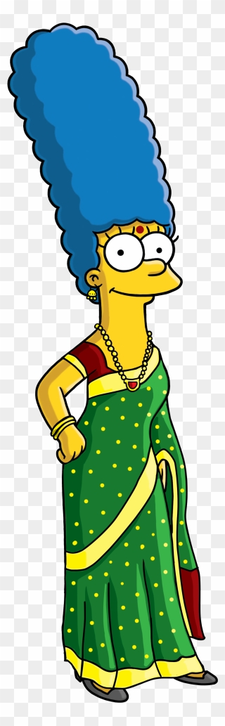 Bart Simpson Clipart Indian - Nicki Minaj Marge Simpson - Png Download