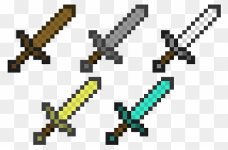 Angle,diagram,line - All Minecraft Swords Clipart