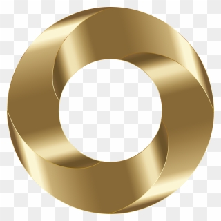 Shiny Copper Torus Screw Clip Arts - Shiney Circle Icons Transparent - Png Download