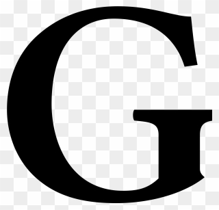 G Letter - Letter G Transparent Clipart