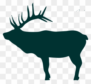 Deer Antlers Silhouette Png - Deer Clipart