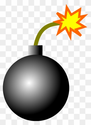 Explosion Clipart Grenade Explosion, Explosion Grenade - Cartoon Bomb Transparent Background - Png Download
