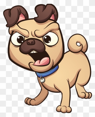 Pug Emoji & Stickers Messages Sticker-6 - Dog Barking Clipart Png Transparent Png