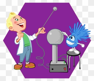 Electricity And Magnetism Cartoon Clipart