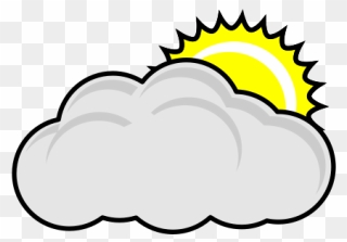 Cloudy - Cloudy Clip Art - Png Download