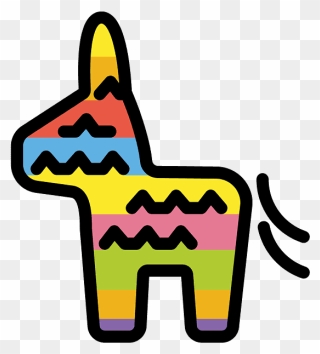 Piñata Emoji Clipart - Png Download