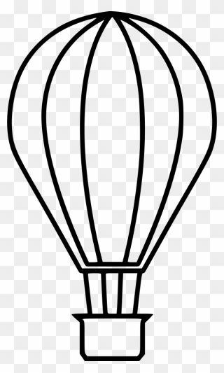 Hot Air Balloon Svg Png Icon Free Download - White Hot Air Balloon Clip Art Transparent Png