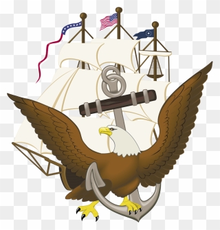 Navy Eagle And Anchor Clipart