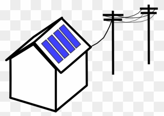Solar Panels And Money Clipart Clip Art Royalty Free - Clipart Powerlines - Png Download