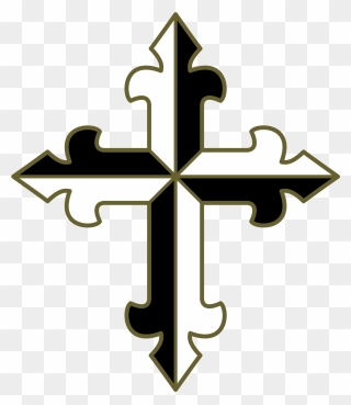 Logo Dominican Cross Clipart