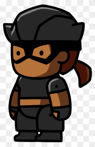 Scribblenauts Female Thief - Robber Png Scribblenauts Clipart