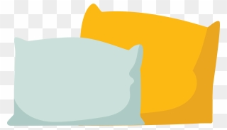 Pillow Clipart Sleeping Bag Pillow, Pillow Sleeping - Clipart Cartoon Pillow Png Transparent Png