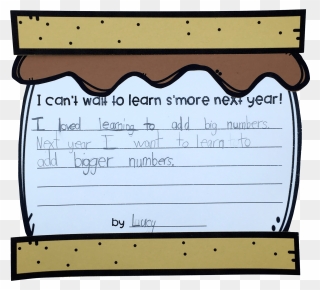 Smores Clipart Reading, Smores Reading Transparent - S Mores Writing Template - Png Download
